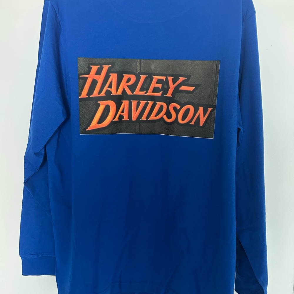 Makers Market Royal Blue Graphic Long Sleeve Tee